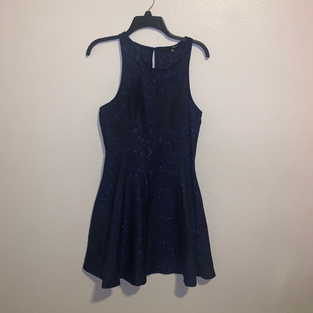 Back cut out dress
